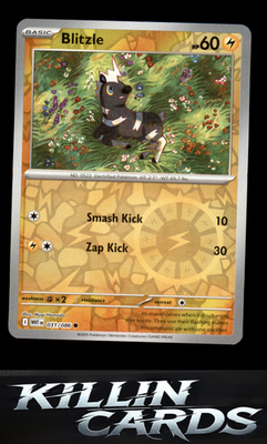 Reverse Holofoil Blitzle 031/086 Pokemon Common SV: White Flare Card NM