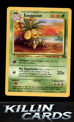 Exeggutor 35/64 Pokemon Uncommon Jungle Card LP