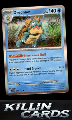 Drednaw 044/142 Pokemon Rare SV07: Stellar Crown Card NM