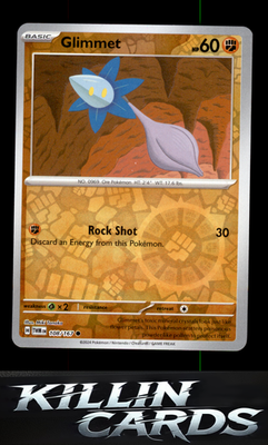 Reverse Holofoil Glimmet 108/167 Pokemon Common SV06: Twilight Masquerade Card N