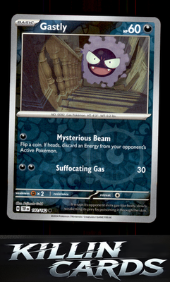 Reverse Holofoil Gastly - 102/162 102/162 Pokemon Common SV05: Temporal Forces C