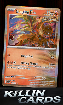 Gouging Fire 038/191 Pokemon Rare SV08: Surging Sparks Card NM