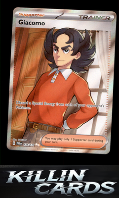 Giacomo 138/131 Pokemon Ultra Rare SV: Prismatic Evolutions Card NM