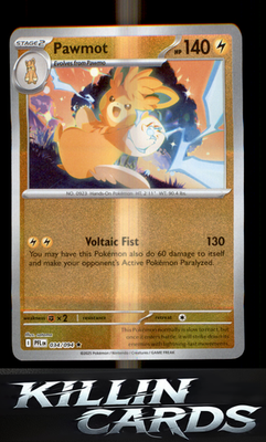 Reverse Holofoil Pawmot 034/094 Pokemon Rare ME02: Phantasmal Flames Card NM
