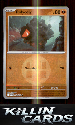 Reverse Holofoil Rolycoly (Energy Symbol Pattern) 118/217 Pokemon Common ME: Asc