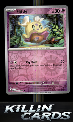 Reverse Holofoil Flittle - 041/091 041/091 Pokemon Common SV: Paldean Fates Card