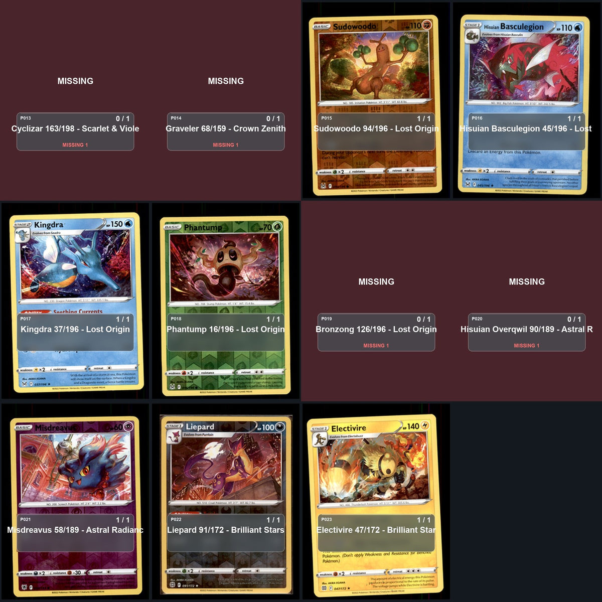 Pokemon TCG AKIRA EGAWA Artist Collection 31 Cards Lot