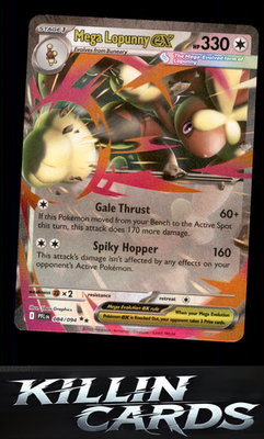Mega Lopunny ex - 084/094 084/094 Pokemon Double Rare ME02: Phantasmal Flames Ca