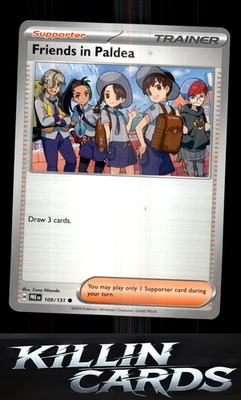 Friends in Paldea - 109/131 109/131 Pokemon Common SV: Prismatic Evolutions Card