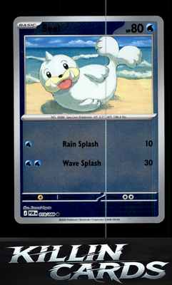 Reverse Holofoil Seel 018/088 Pokemon Common ME03: Perfect Order Card NM