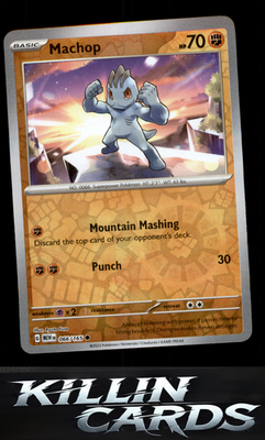 Reverse Holofoil Machop 066/165 Pokemon Common SV: Scarlet & Violet 151 Card NM