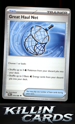 Great Haul Net 078/086 Pokemon Uncommon ME04: Chaos Rising Card NM
