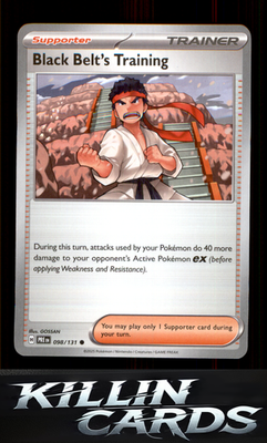 Black Belt's Training - 098/131 098/131 Pokemon Common SV: Prismatic Evolutions