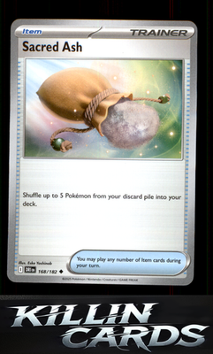Sacred Ash 168/182 Pokemon Uncommon SV10: Destined Rivals Card NM