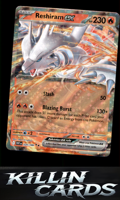 Reshiram ex 020/086 Pokemon Double Rare SV: White Flare Card NM