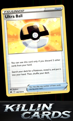 Great Ball 132/159 Pokemon Uncommon SWSH: Crown Zenith Card NM