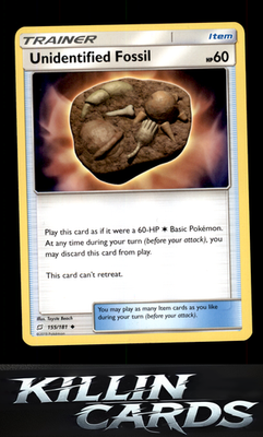 Unidentified Fossil 155/181 Pokemon Uncommon SM - Team Up Card NM