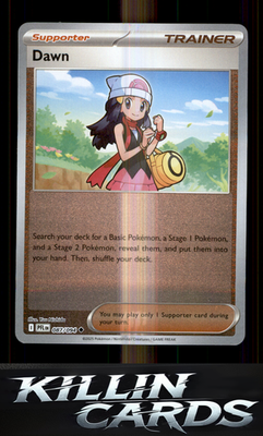 Reverse Holofoil Dawn 087/094 Pokemon Uncommon ME02: Phantasmal Flames Card NM