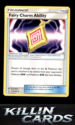 Fairy Charm Ability 171/214 Pokemon Uncommon SM - Unbroken Bonds Card NM