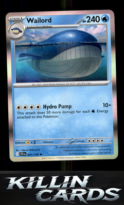 Wailord - 041/159 041/159 Pokemon Rare SV09: Journey Together Card NM
