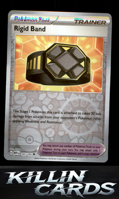 Reverse Holofoil Rigid Band 165/165 Pokemon Uncommon SV: Scarlet & Violet 151 Ca