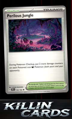 Perilous Jungle 156/162 Pokemon Uncommon SV05: Temporal Forces Card NM