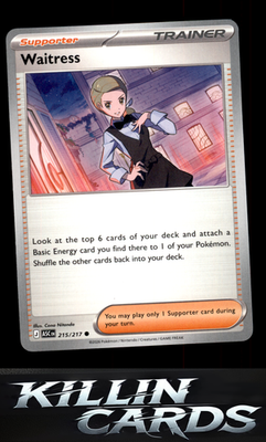 Waitress 215/217 Pokemon Common ME: Ascended Heroes Card NM