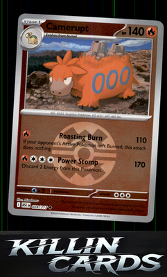 Reverse Holofoil Camerupt (Quick Ball) 028/217 Pokemon Uncommon ME: Ascended Her