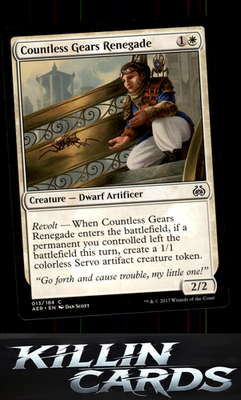 Countless Gears Renegade 13 Magic C Aether Revolt Card NM
