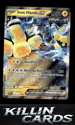 Iron Hands ex - 031/131 031/131 Pokemon Double Rare SV: Prismatic Evolutions Car