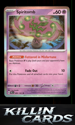 Spiritomb 089/193 Pokemon Rare SV02: Paldea Evolved Card NM