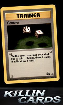 Gambler 60/62 Pokemon Common Fossil Card DM