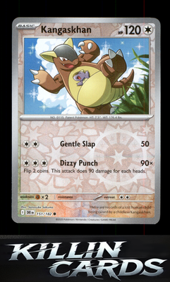Reverse Holofoil Kangaskhan - 151/182 151/182 Pokemon Common SV10: Destined Riva
