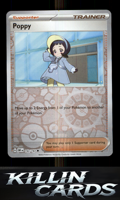 Poppy 193/197 Pokemon Uncommon SV03: Obsidian Flames Card NM