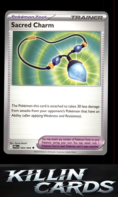 Sacred Charm - 093/094 093/094 Pokemon Uncommon ME02: Phantasmal Flames Card NM