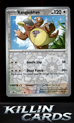 Reverse Holofoil Kangaskhan - 151/182 151/182 Pokemon Common SV10: Destined Riva
