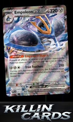 Empoleon ex - 070/094 070/094 Pokemon Double Rare ME02: Phantasmal Flames Card N