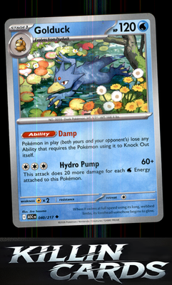 Golduck 040/217 Pokemon Uncommon ME: Ascended Heroes Card NM