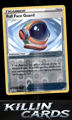 Reverse Holofoil Full Face Guard 148/203 Pokemon Uncommon SWSH07: Evolving Skies