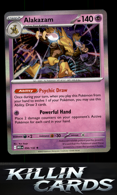 Alakazam 056/132 Pokemon Rare ME01: Mega Evolution Card NM