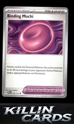 Binding Mochi 095/131 Pokemon Uncommon SV: Prismatic Evolutions Card NM