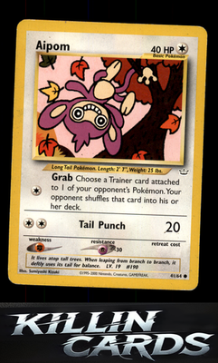 Aipom 41/64 Pokemon Common Neo Revelation Card LP