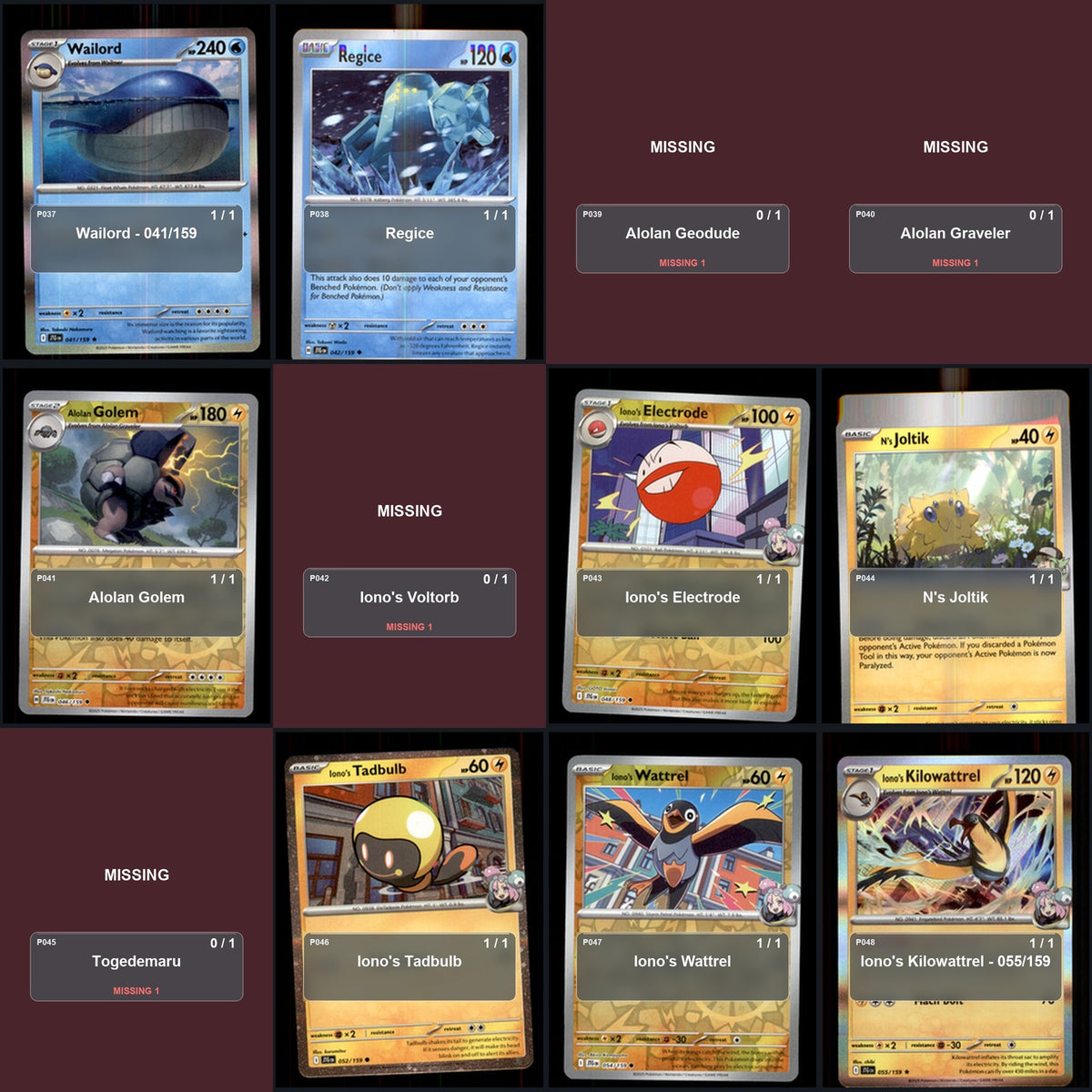Pokemon TCG SV09: Journey Together C/UC/R Standard Set 77 Cards