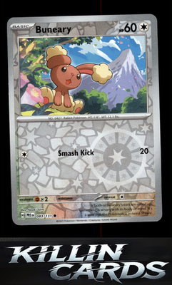Reverse Holofoil Buneary 083/131 Pokemon Common SV: Prismatic Evolutions Card NM