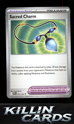 Sacred Charm - 093/094 093/094 Pokemon Uncommon ME02: Phantasmal Flames Card NM