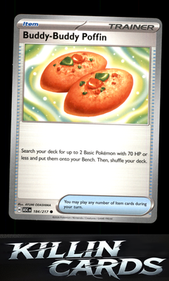 Buddy-Buddy Poffin 184/217 Pokemon Common ME: Ascended Heroes Card NM