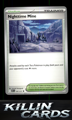 Nighttime Mine 197/217 Pokemon Uncommon ME: Ascended Heroes Card NM