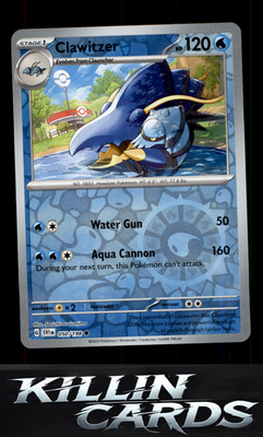 Reverse Holofoil Clawitzer 050/198 Pokemon Common SV01: Scarlet & Violet Base Se