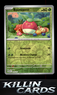 Reverse Holofoil Bounsweet 016/197 Pokemon Common SV03: Obsidian Flames Card NM