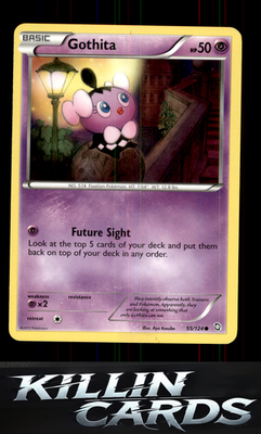 Gothita 55/124 Pokemon Common Dragons Exalted Card NM